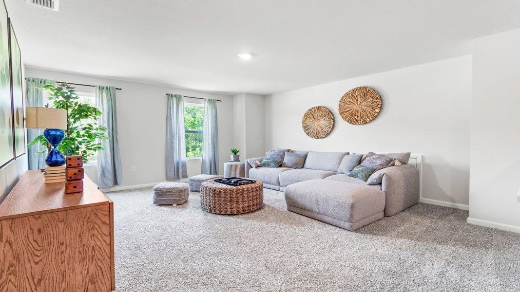 Furnished interior view inside a new home in Pine Dove Estates, Tallahassee (Image 27).