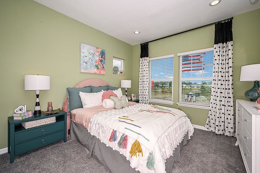 Furnished interior view inside a new home in Cherry Elm at SilverLeaf, St. Augustine (Image 22). Furnished interior view inside a new home in Cherry Elm at SilverLeaf, St. Augustine (Image 22).