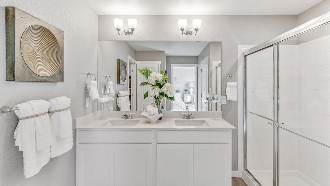 Furnished interior view inside a new home in Lakeside Canyon, Mead (Image 20).