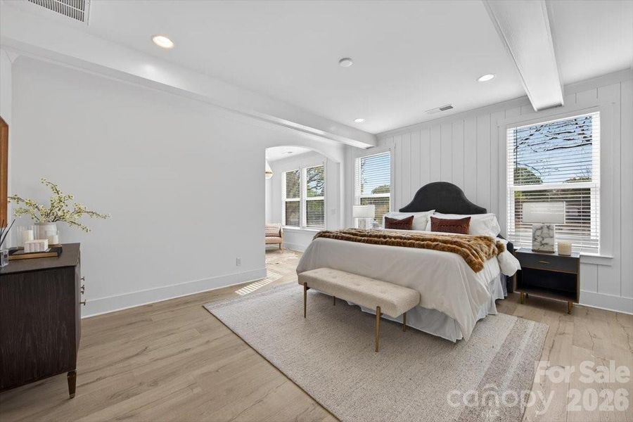 Furnished interior view inside a new home in , Charlotte (Image 40).