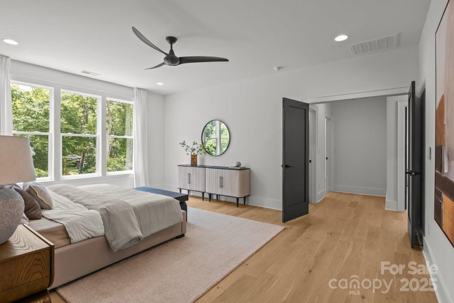 Furnished interior view inside a new home in , Charlotte (Image 9).