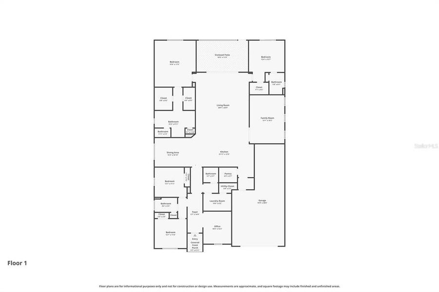 2D floor plan layout of this home in , Parrish, FL (Image 5).
