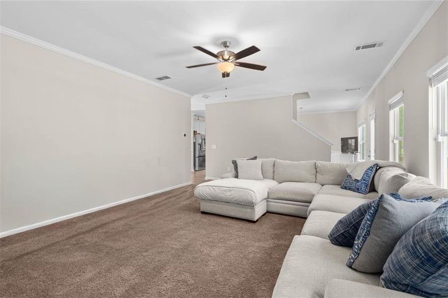 Furnished interior view inside a new home in , Dallas (Image 13). Furnished interior view inside a new home in , Dallas (Image 13).