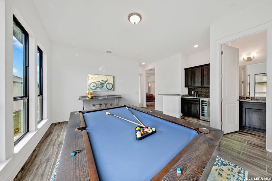Furnished interior view inside a new home in El Sonido at Campanas, San Antonio (Image 15).