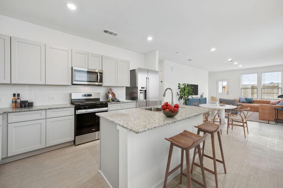 Furnished interior view inside a new home in Crosby Farms, Crosby (Image 6).