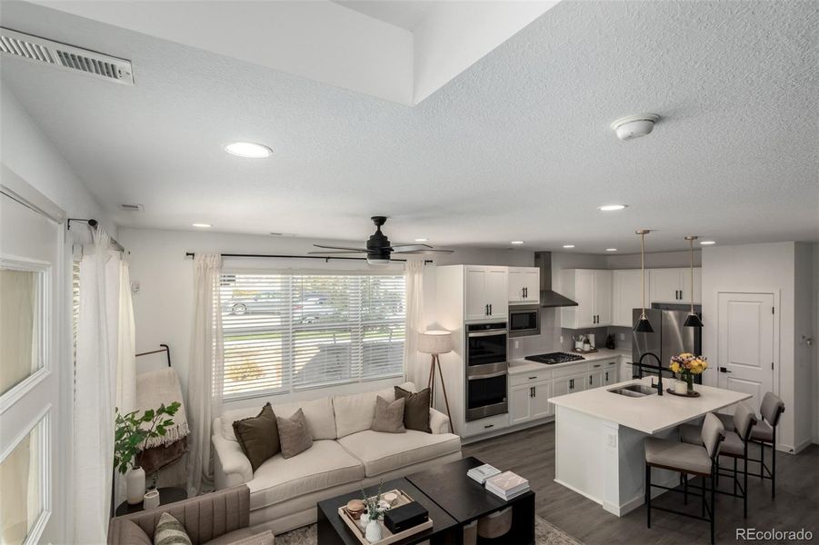 Furnished interior view inside a new home in , Littleton (Image 12).