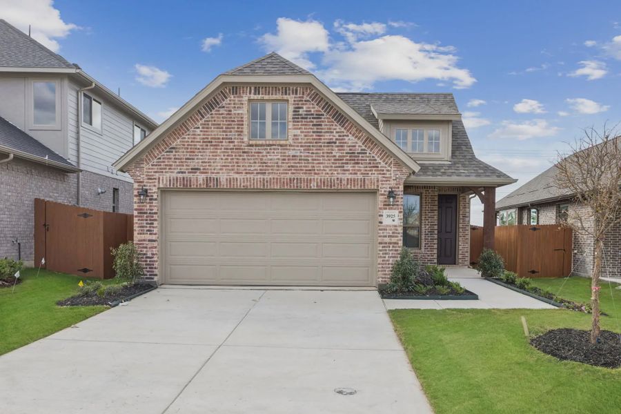 Front exterior of a new home in Bel Air Village, Sherman, TX, highlighting curb appeal (Image 1). Front exterior of a new home in Bel Air Village, Sherman, TX, highlighting curb appeal (Image 1).