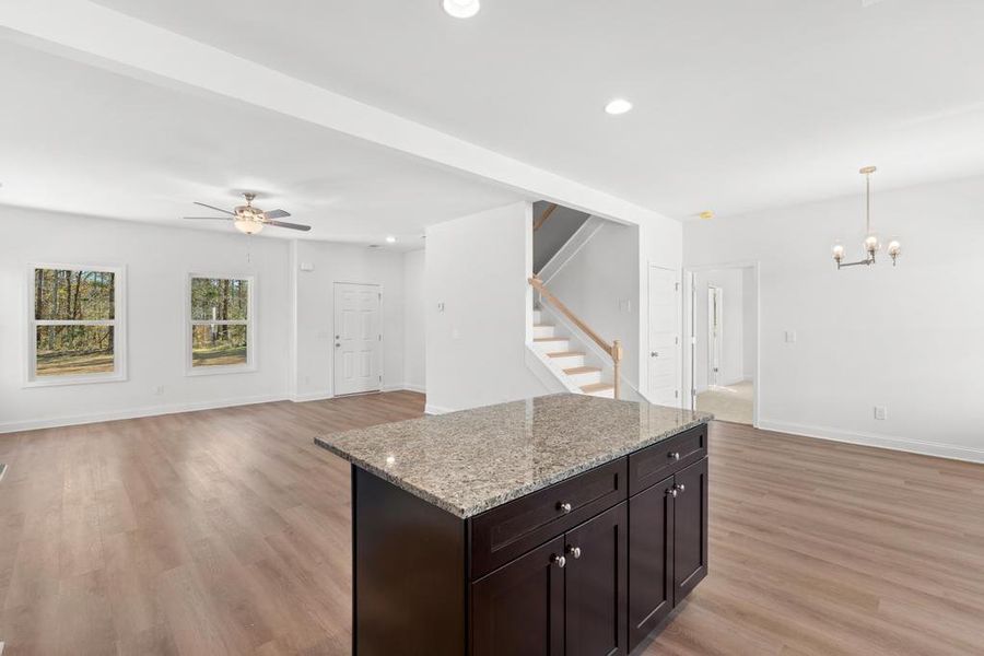 Furnished interior view inside a new home in , Locust Grove (Image 7).