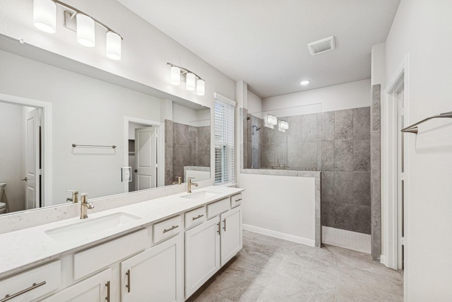 Furnished interior view inside a new home in Jordan Ranch 45' Homesites, Fulshear (Image 4).