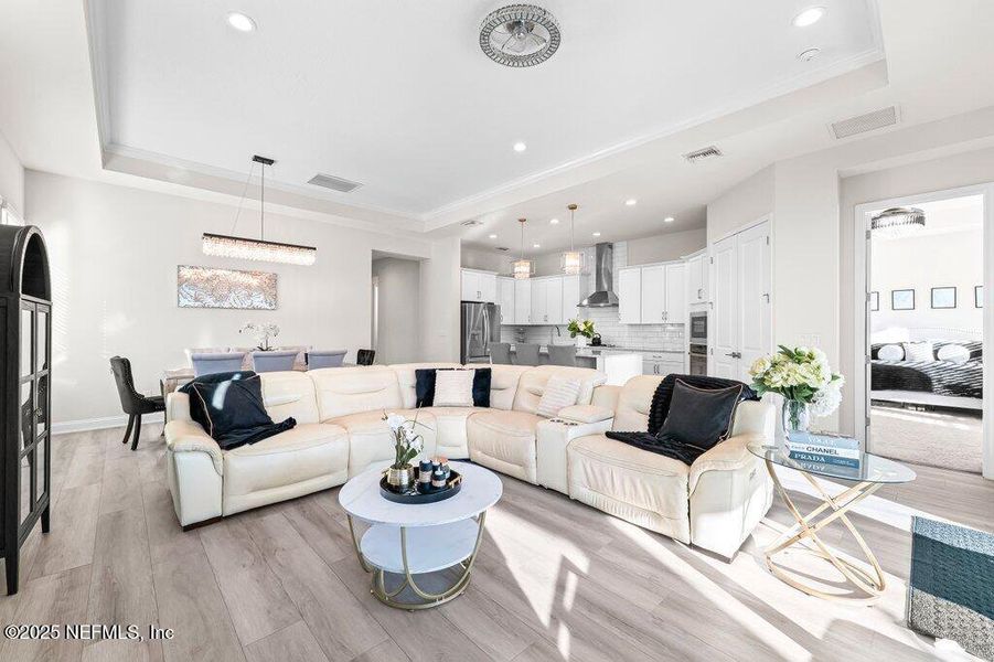 Furnished interior view inside a new home in Courtney Chase, St. Augustine (Image 33).