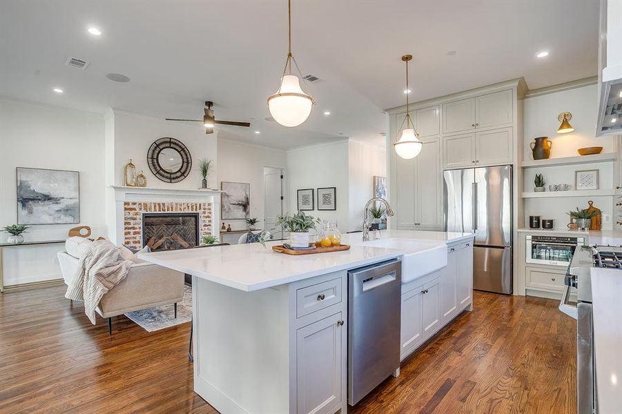 Furnished interior view inside a new home in , Grapevine (Image 16). Furnished interior view inside a new home in , Grapevine (Image 16).