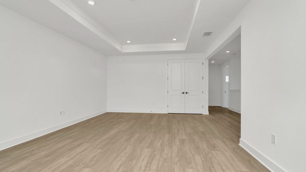 The Loft of a DRB Homes Grand Hawk which is offered as a home plan at Serengeti in Spring Hill, FL.