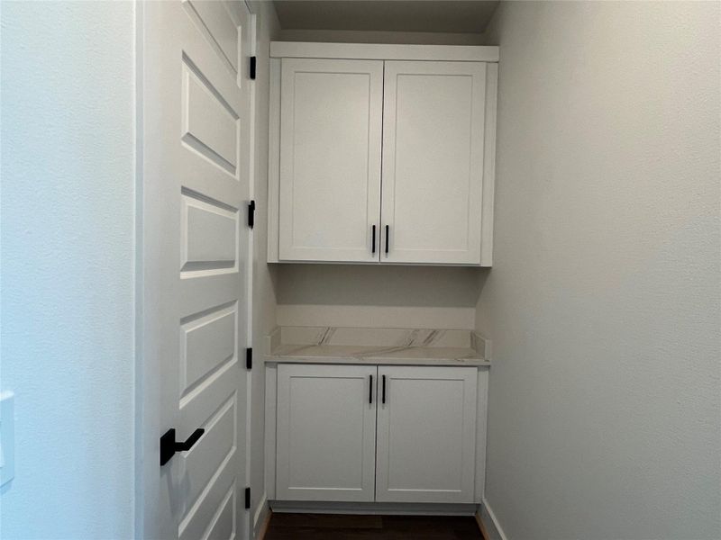 Furnished interior view inside a new home in The Grove, Austin (Image 7).