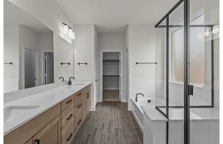 Furnished interior view inside a new home in Corley Farms, Boerne (Image 4).