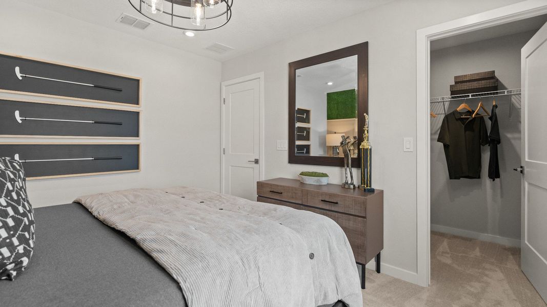 Representative furnished interior of a home built from the Jupiter by DRB Homes in Liberty Trace, Haines City (Image 37).