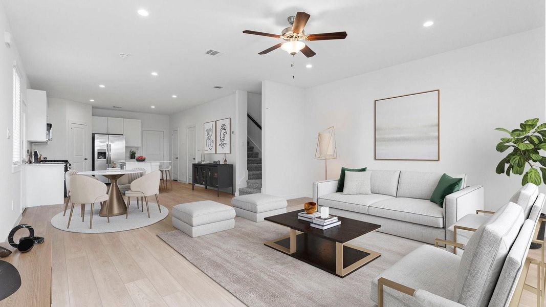 *Elevations, exterior/ interior colors, options, available upgrades that require an additional charge, and standard features will vary in each community and subject change without notice. Call for details.