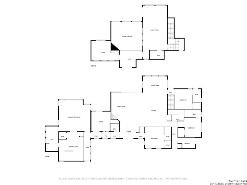 2D floor plan layout of this home in , Spring Branch, TX (Image 3).