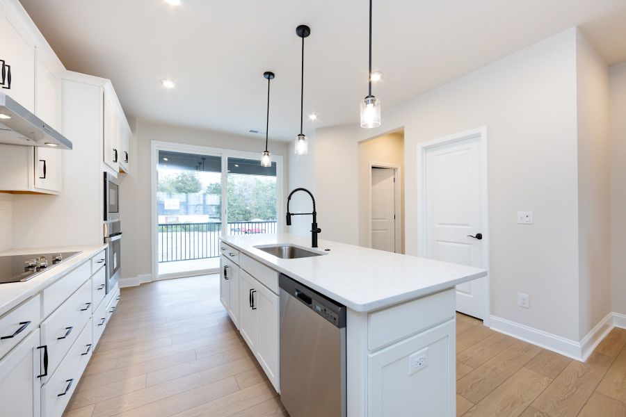 Furnished interior view inside a new home in Bellflower, Charlotte (Image 8).