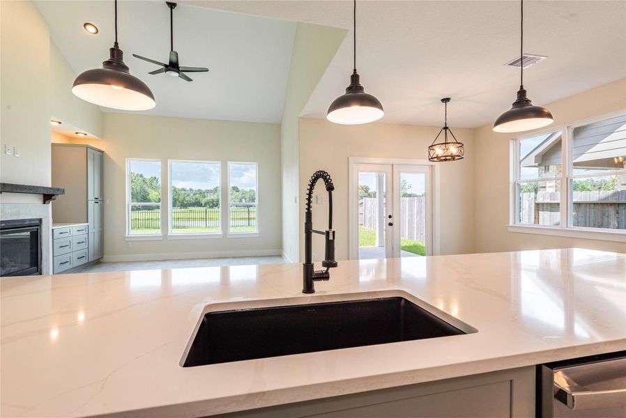 Furnished interior view inside a new home in , Santa Fe (Image 13).