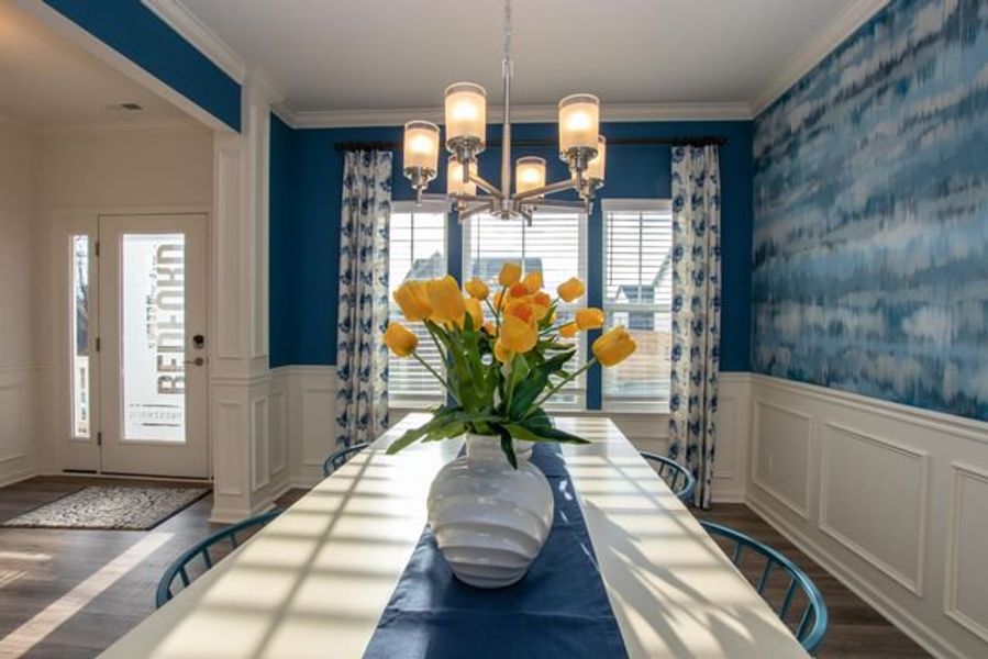 Representative furnished interior of a home built from the Bedford by True Homes in Huntington Hills, Lincolnton (Image 19).