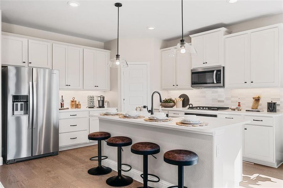 Beazer Homes Goodland Avalon floorplan. This is not a photo of the actual home but is a photo of the actual Avalon floorplan.