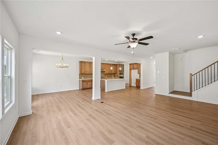 Spacious, unfurnished interior of a new home in Arbors at Richland Creek, Buford (Image 14).