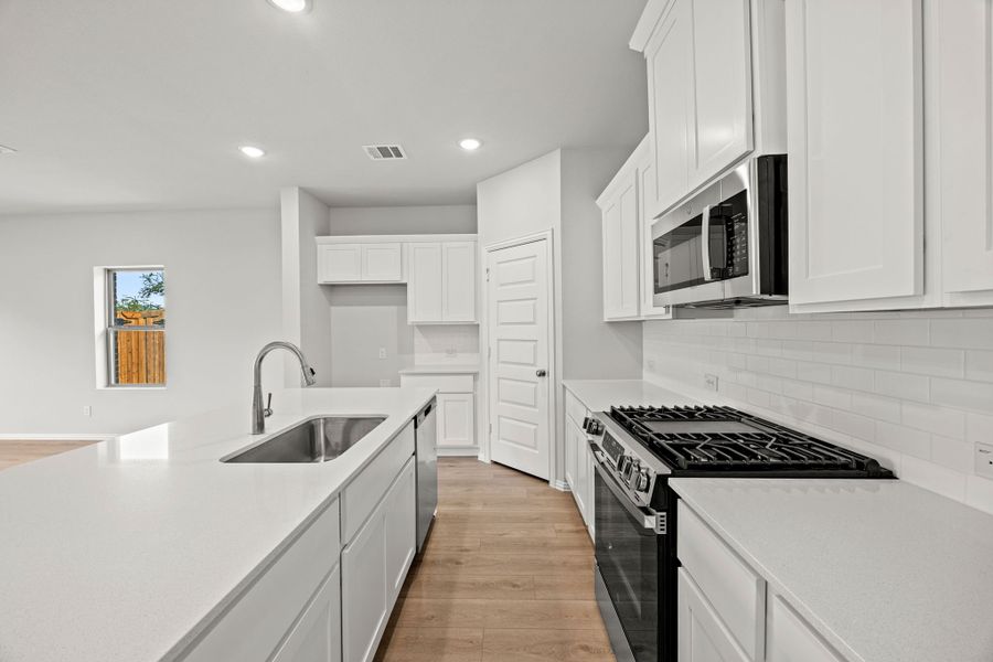 Furnished interior view inside a new home in Kings Way, Denton (Image 11).