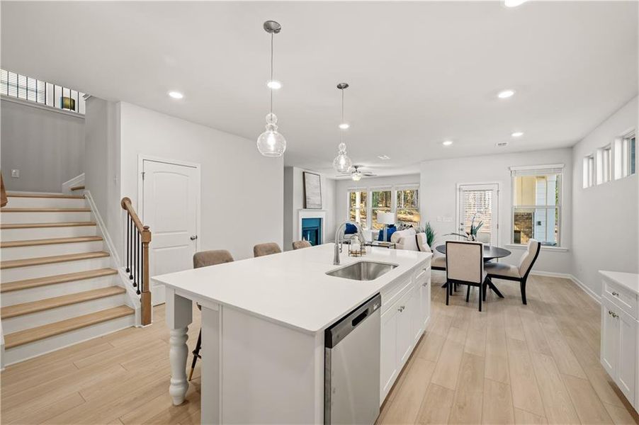 Furnished interior view inside a new home in Hamilton Lakes, Lawrenceville (Image 14). Furnished interior view inside a new home in Hamilton Lakes, Lawrenceville (Image 14).