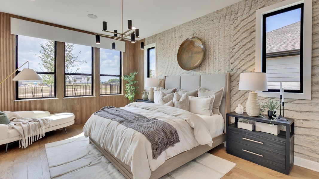 Representative furnished interior of a home built from the Elm by Brightland Homes in Katy Lakes, Katy (Image 9). Representative furnished interior of a home built from the Elm by Brightland Homes in Katy Lakes, Katy (Image 9).