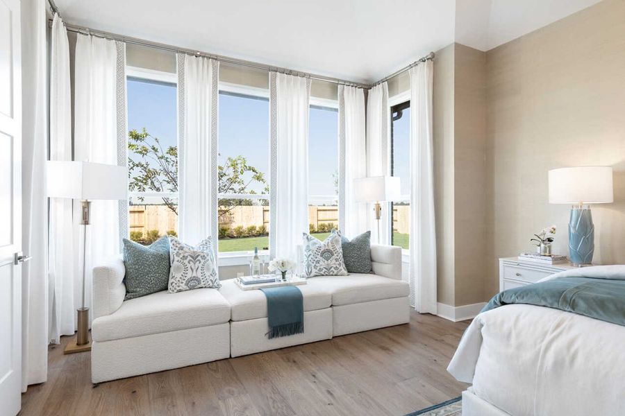 Representative Primary Bedroom - some options shown