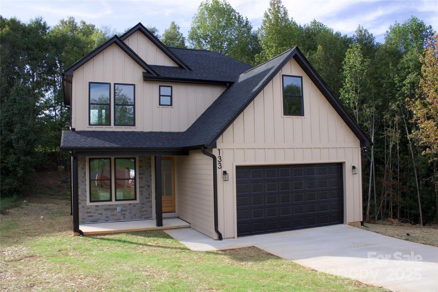 Front exterior of a new home in , Shelby, NC, highlighting curb appeal (Image 2). Front exterior of a new home in , Shelby, NC, highlighting curb appeal (Image 2).