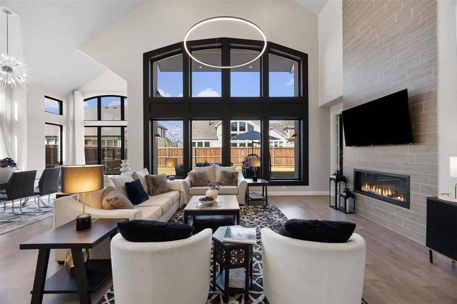 Furnished interior view inside a new home in Somercrest, Midlothian (Image 23).