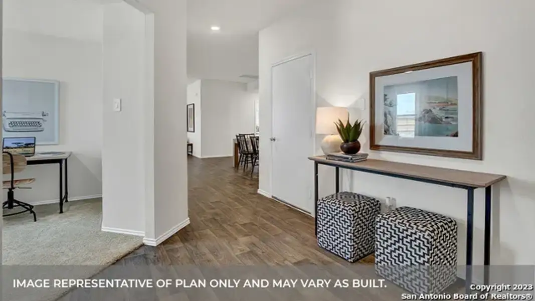 Furnished interior view inside a new home in Swenson Heights, Seguin (Image 17).