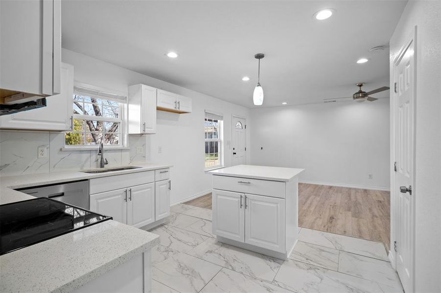 Furnished interior view inside a new home in , Dallas (Image 8). Furnished interior view inside a new home in , Dallas (Image 8).