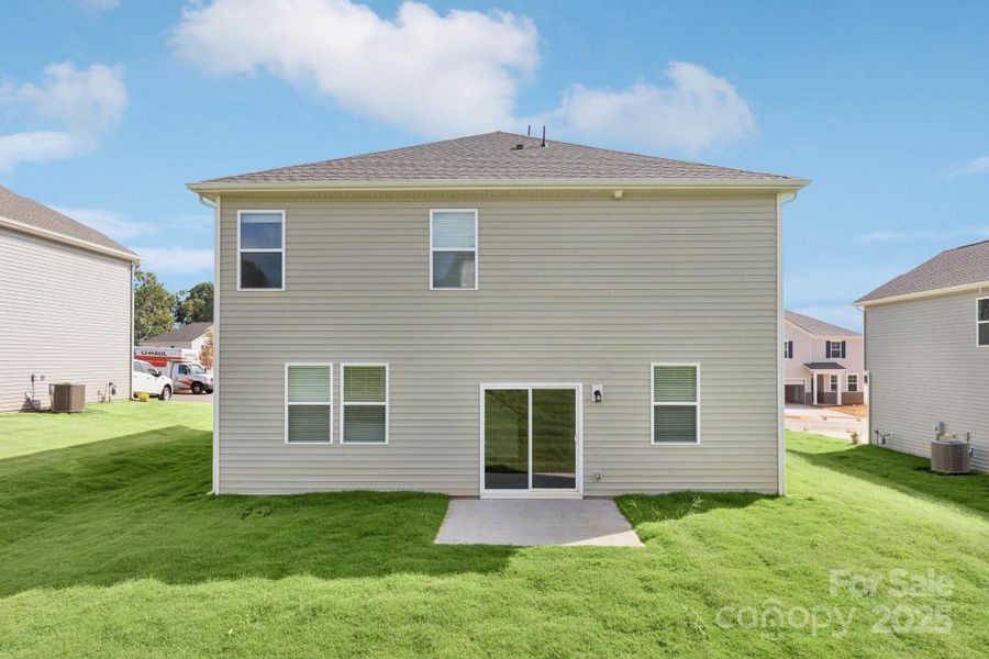 Exterior details and patio area of a home in The Trails at Carpenter Farms, Lincolnton (Image 3).