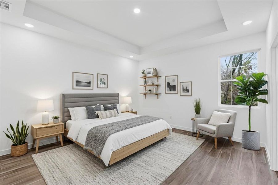 Furnished interior view inside a new home in , Dallas (Image 6).