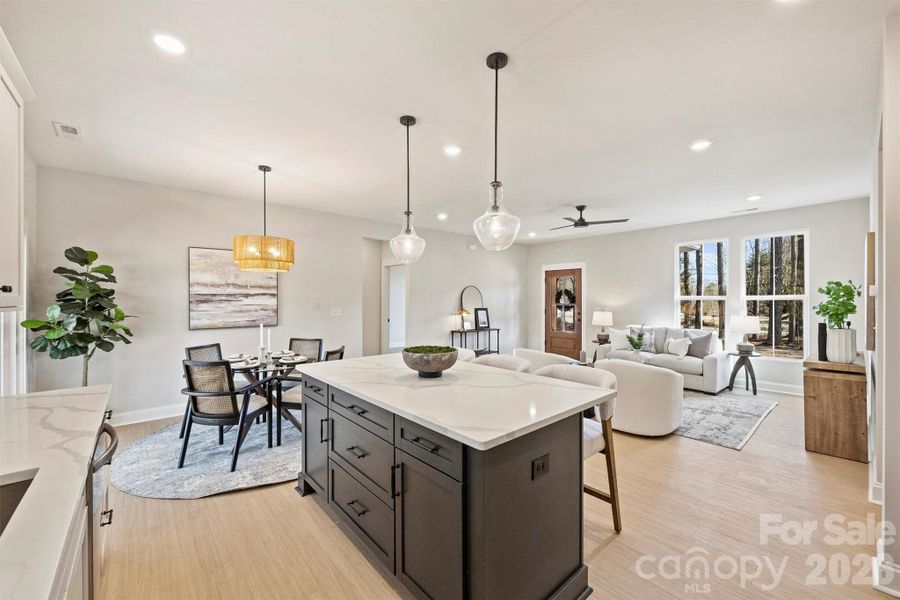 Furnished interior view inside a new home in , Lincolnton (Image 34).