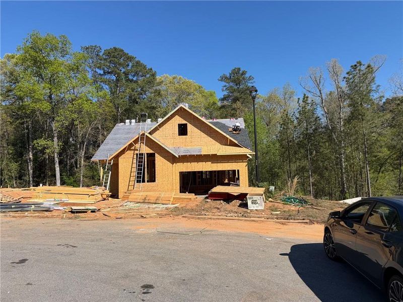 In-progress construction of a new home in , Douglasville, GA (Image 10).