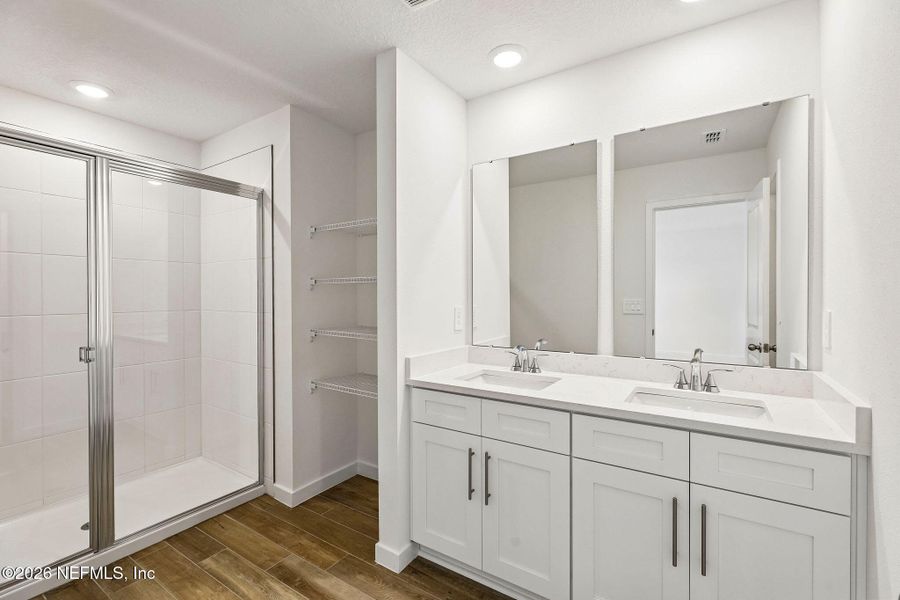 Furnished interior view inside a new home in Parkside at Shearwater, St. Augustine (Image 11).