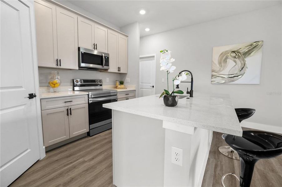 Furnished interior view inside a new home in , Kissimmee (Image 10).