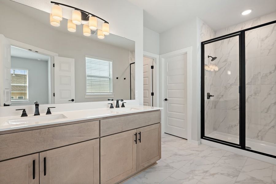 Furnished interior view inside a new home in Union Collection at Park Central, Georgetown (Image 18).