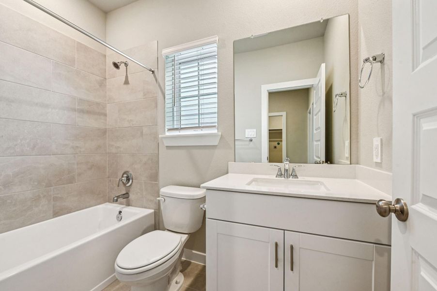 Photo is not of the actual home, but is an inspirational photo of builder’s model home and may depict options, furnishings, and/or decorator features that are not included