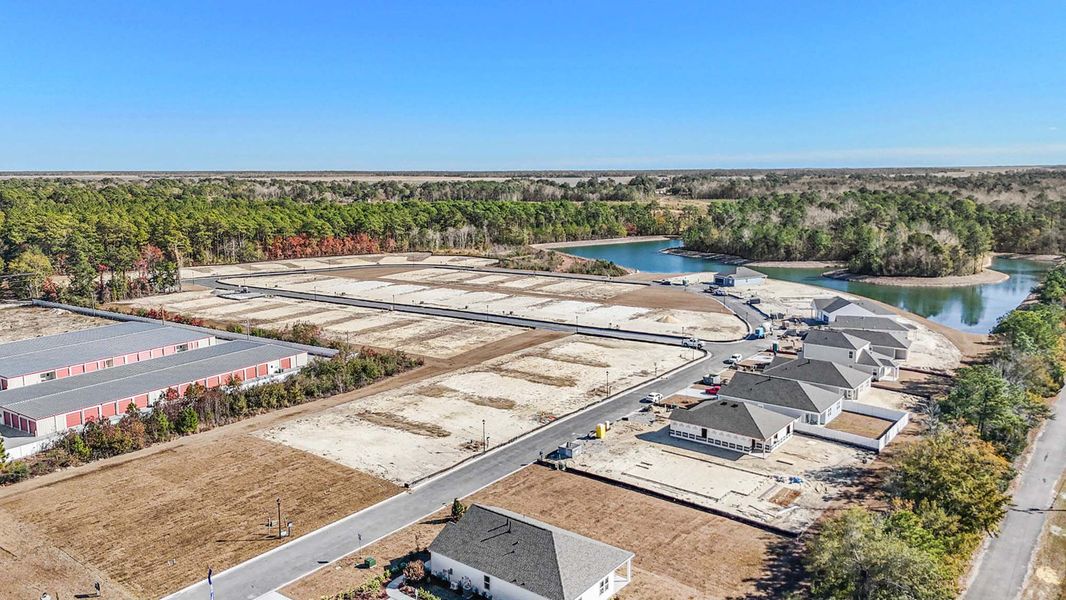 Site preparation for new homesites in South Island Landing, Georgetown (Image 12).
