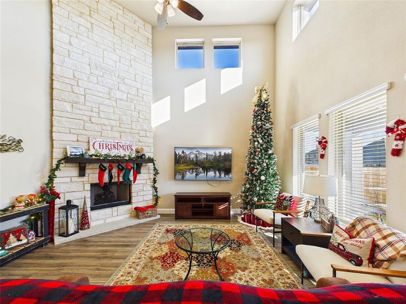 Furnished interior view inside a new home in , Ponder (Image 13).
