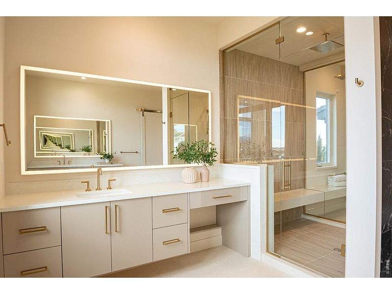 Furnished interior view inside a new home in , Berthoud (Image 32).