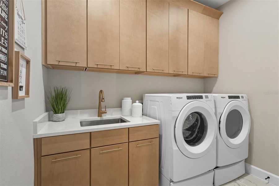 Furnished interior view inside a new home in Waterbrooke, Clermont (Image 17). Furnished interior view inside a new home in Waterbrooke, Clermont (Image 17).