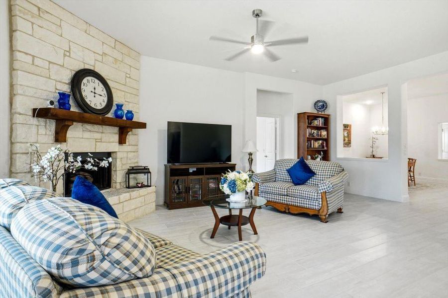 Furnished interior view inside a new home in Star Ranch, Godley (Image 14).