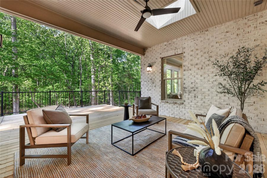 Exterior details and patio area of a home in , Mint Hill (Image 27).