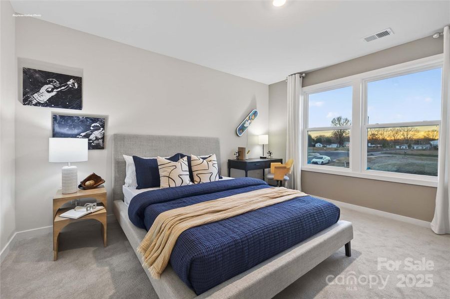 Furnished interior view inside a new home in Sanctuary at Southgate, Indian Trail (Image 27).