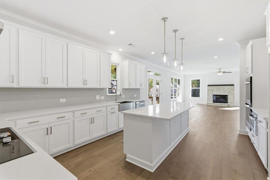 Furnished interior view inside a new home in The Estates at Hurricane Pointe, Douglasville (Image 6).